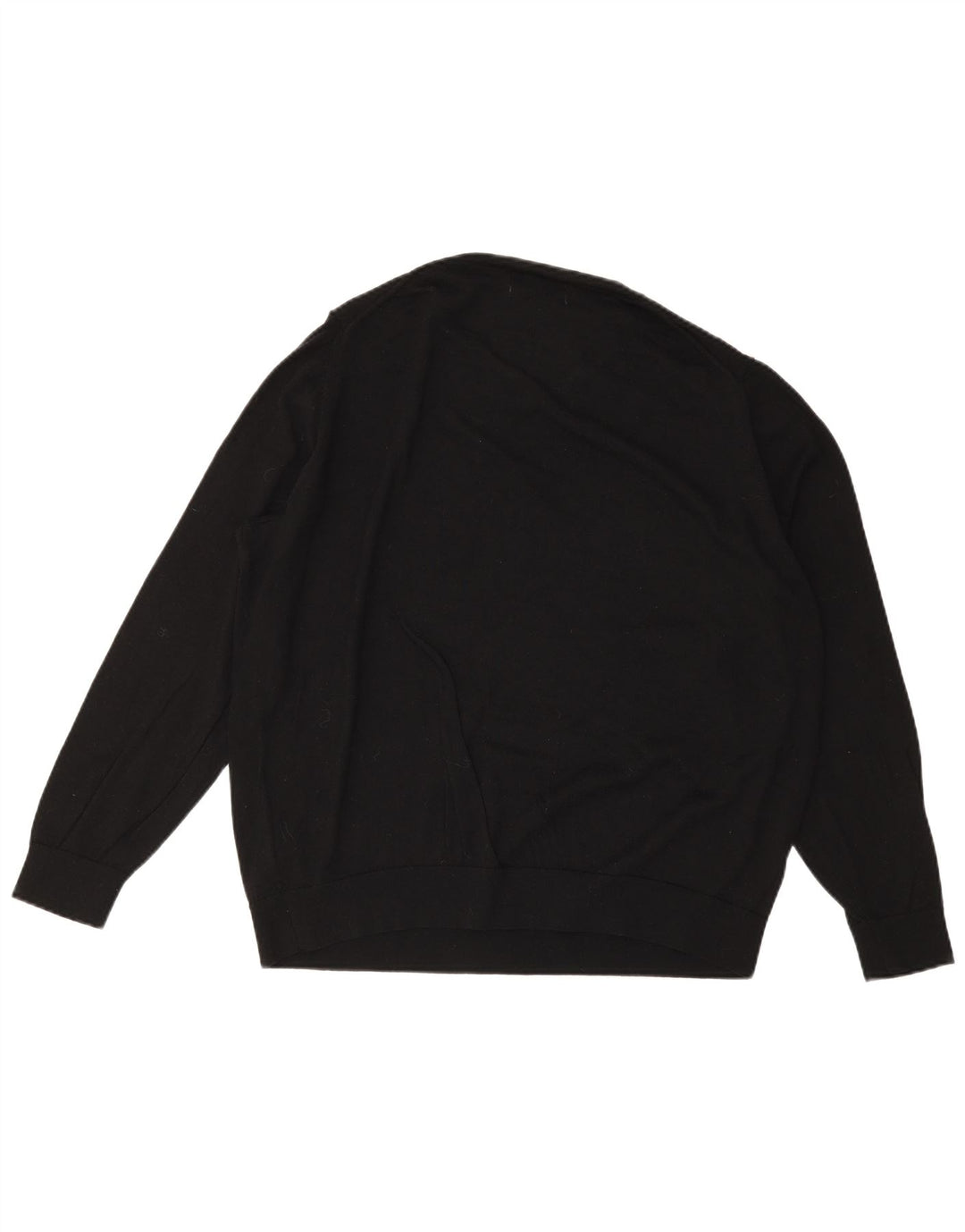 MARKS & SPENCER Damski sweter z okrągłym dekoltem UK 24 4XL Czarny