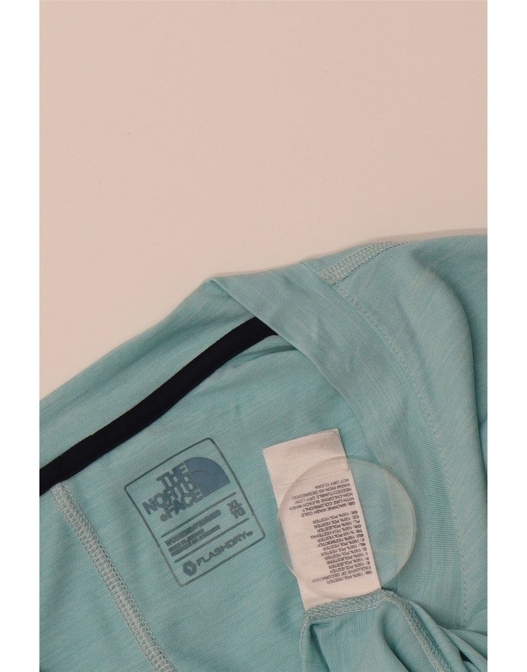 THE NORTH FACE Womens T-Shirt Top UK 18 XL Blue Polyester