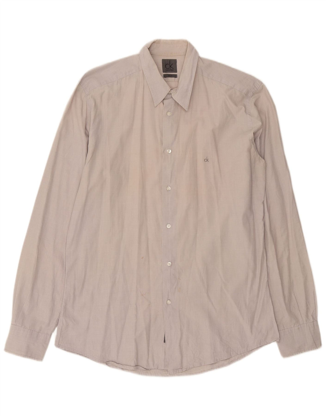 Koszula męska Calvin Klein Slim Fit XL, beżowa