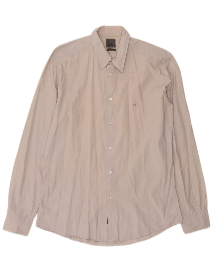 Koszula męska Calvin Klein Slim Fit XL, beżowa