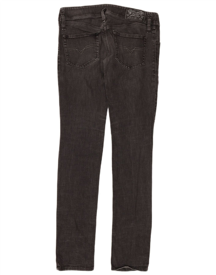 Dżinsy damskie Diesel Matic Slim W28 L34 Czarne bawełniane