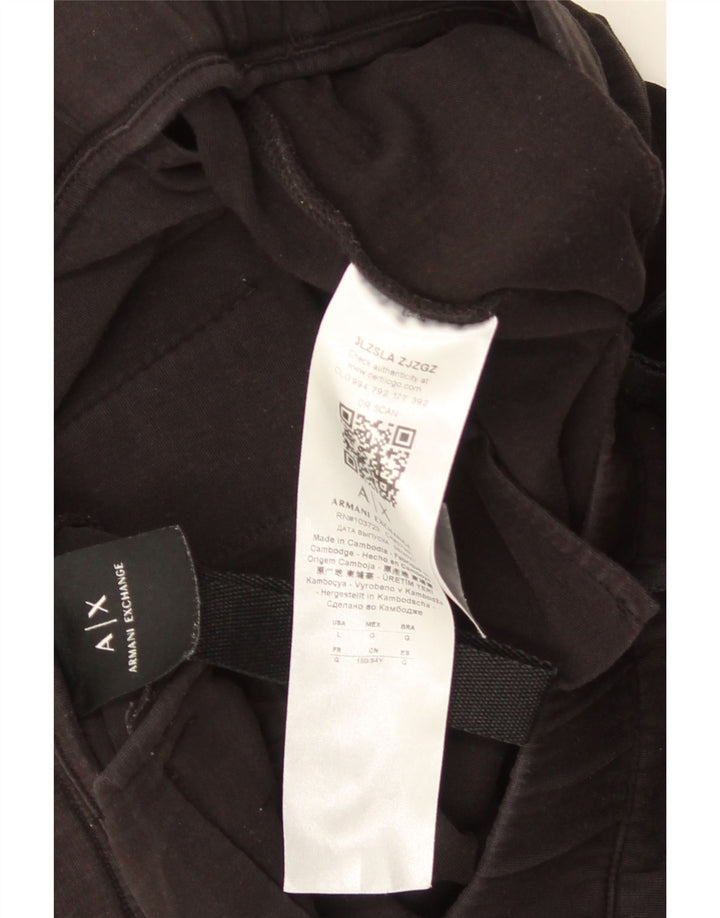 Męskie spodenki cargo Armani Exchange, duże, W34, czarne, bawełniane