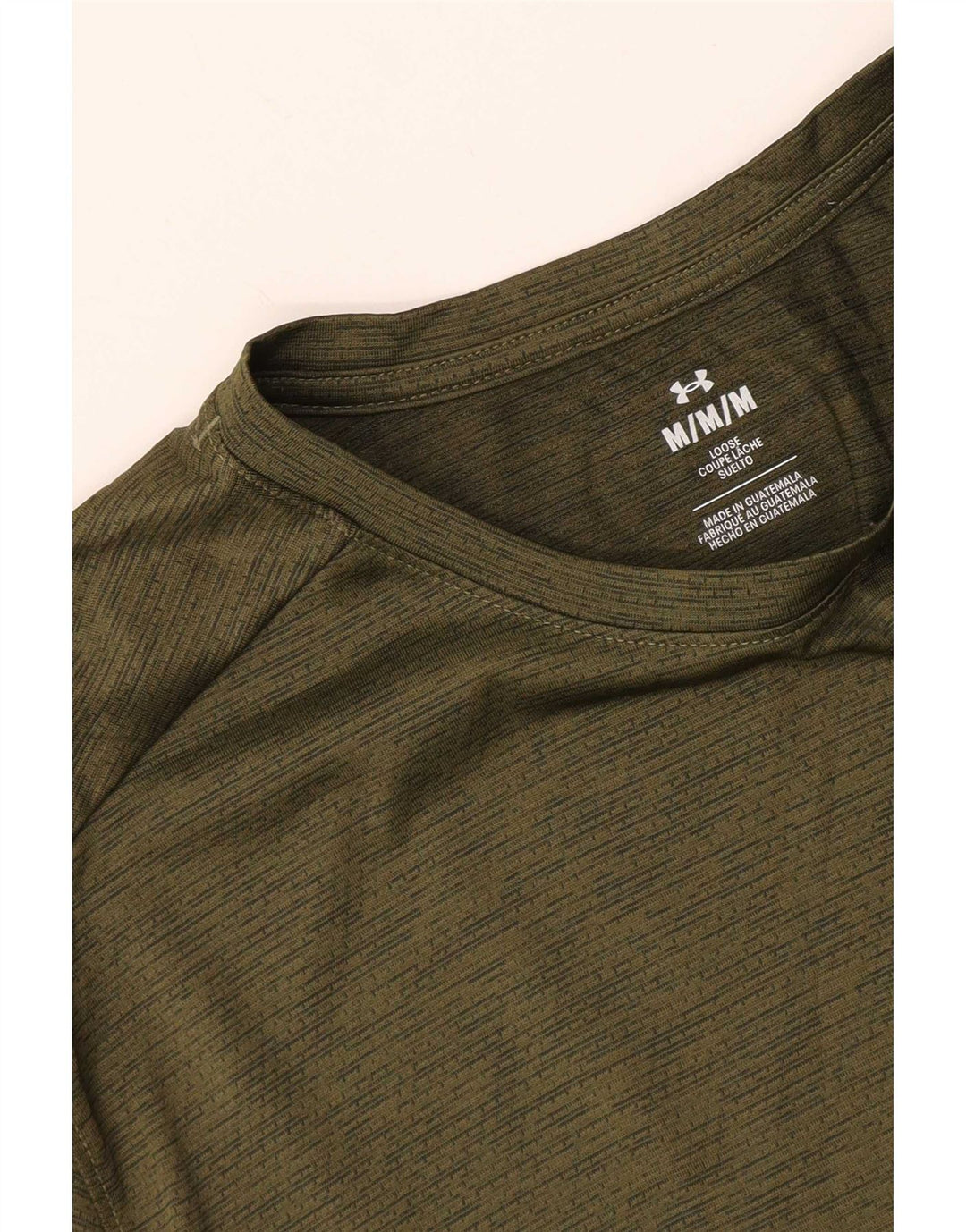 Męski t-shirt Under Armour, średni khaki, nakrapiany
