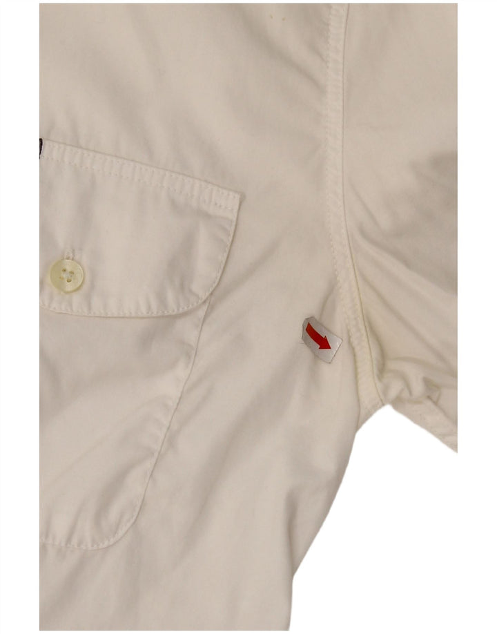 Koszula damska Calvin Klein, mała, bawełniana w kolorze złamanej bieli