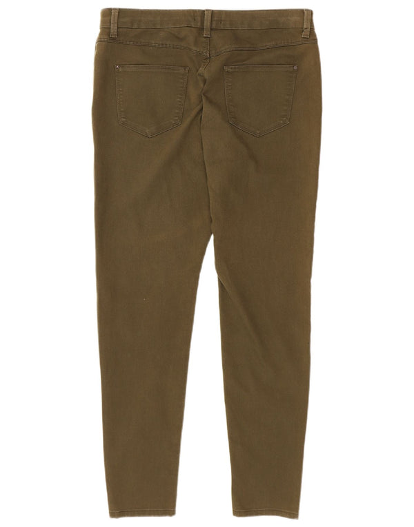 Marks & Spencer Damskie jeansy skinny UK 14 Medium W30 L29 Bawełna khaki