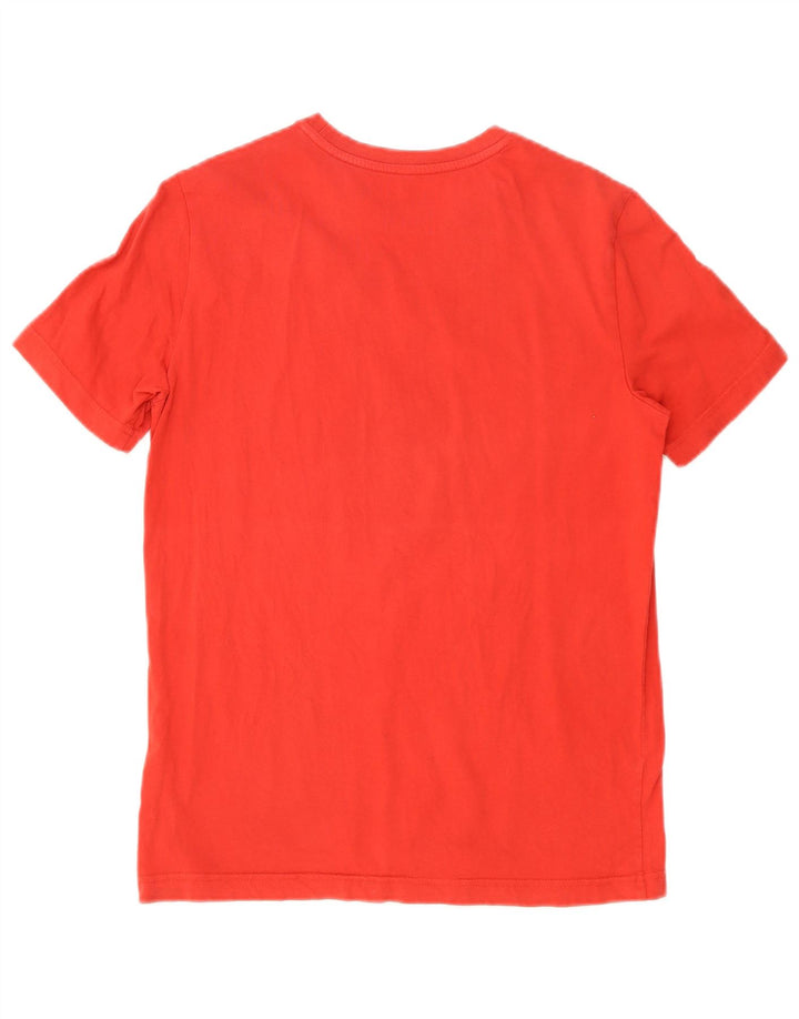Męski T-shirt z grafiką Puma, mały, czerwony, bawełniany