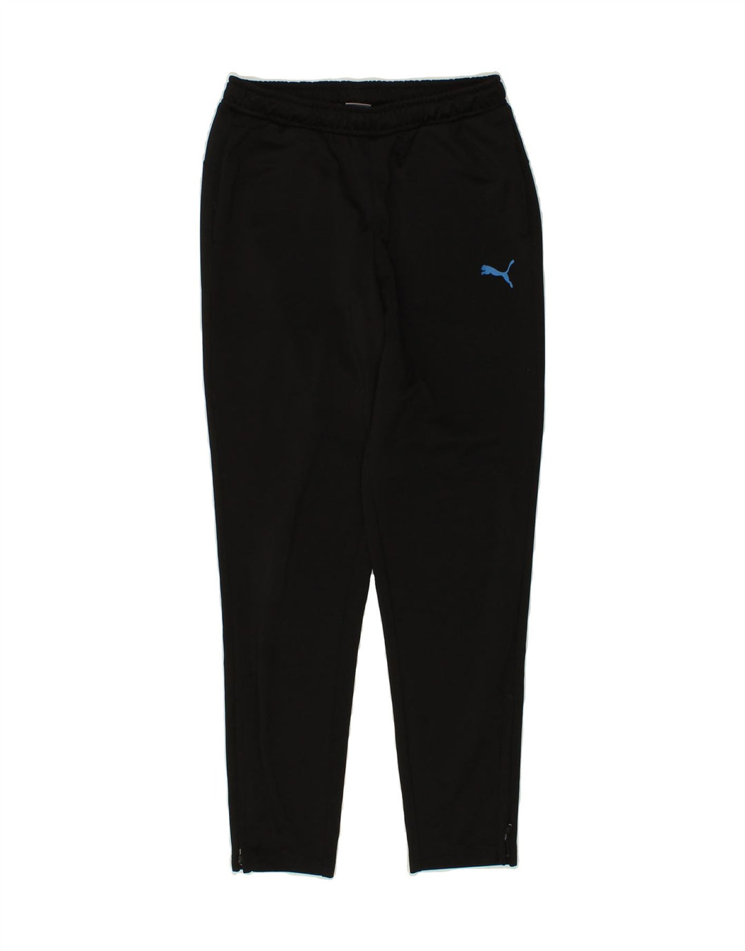 PUMA Boys Tracksuit Trousers 11-12 Years Black Polyester Vintage Puma and Second-Hand Puma from Messina Hembry 