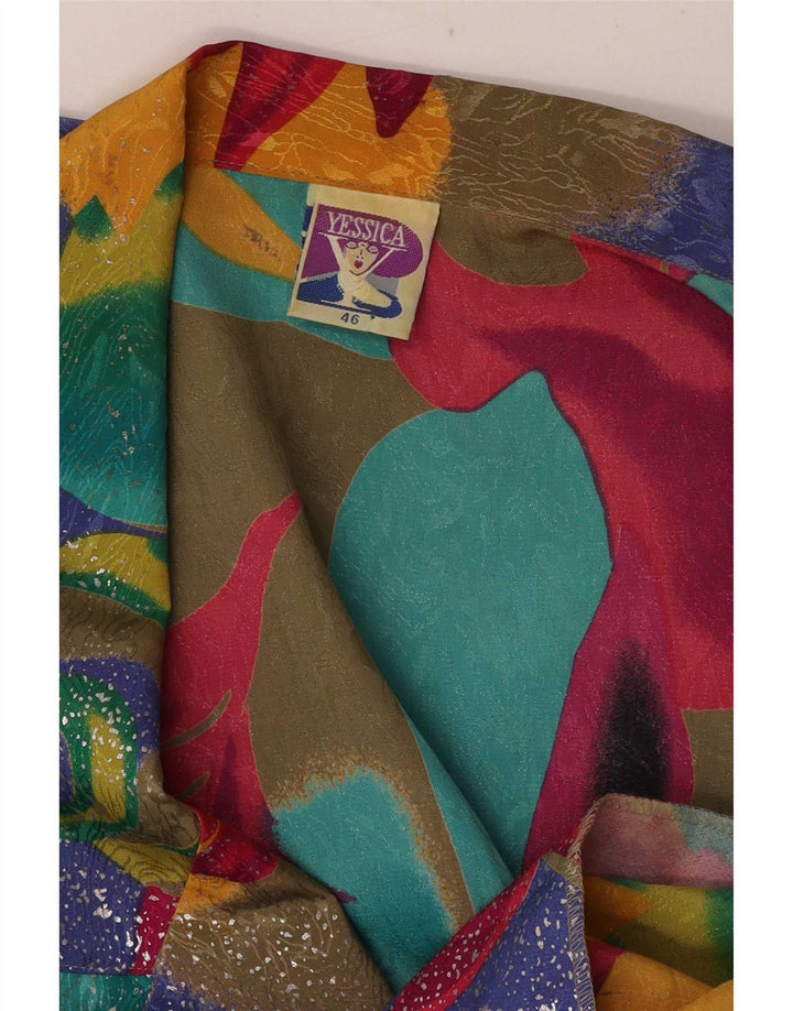 Damska marynarka oversize Yessica EU 46 XL, wielokolorowa, geometryczna