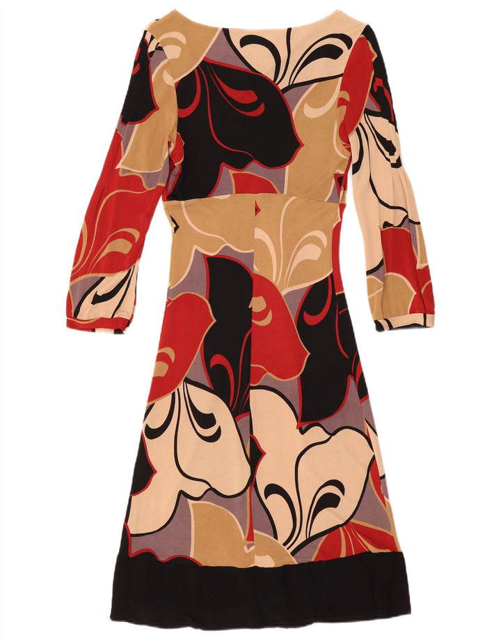 Damska sukienka o linii A z długim rękawem Aniye IT 42 Średnio wielobarwny kwiatowy