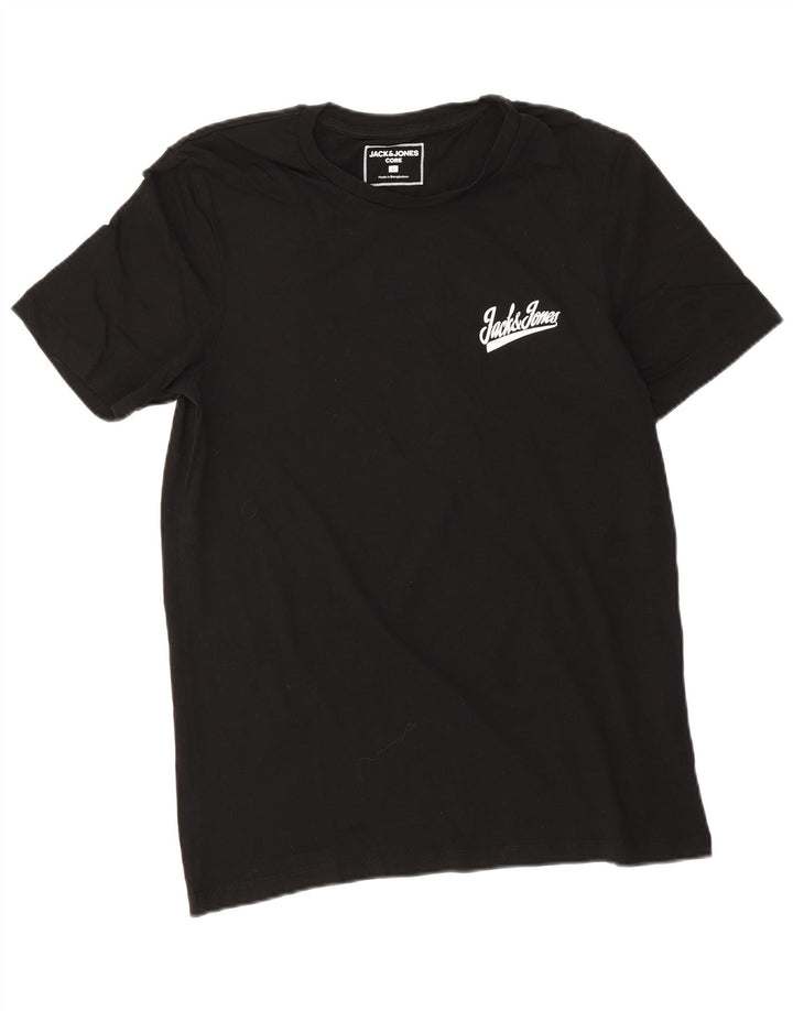 T-shirt męski Jack & Jones, duży, czarny, bawełniany