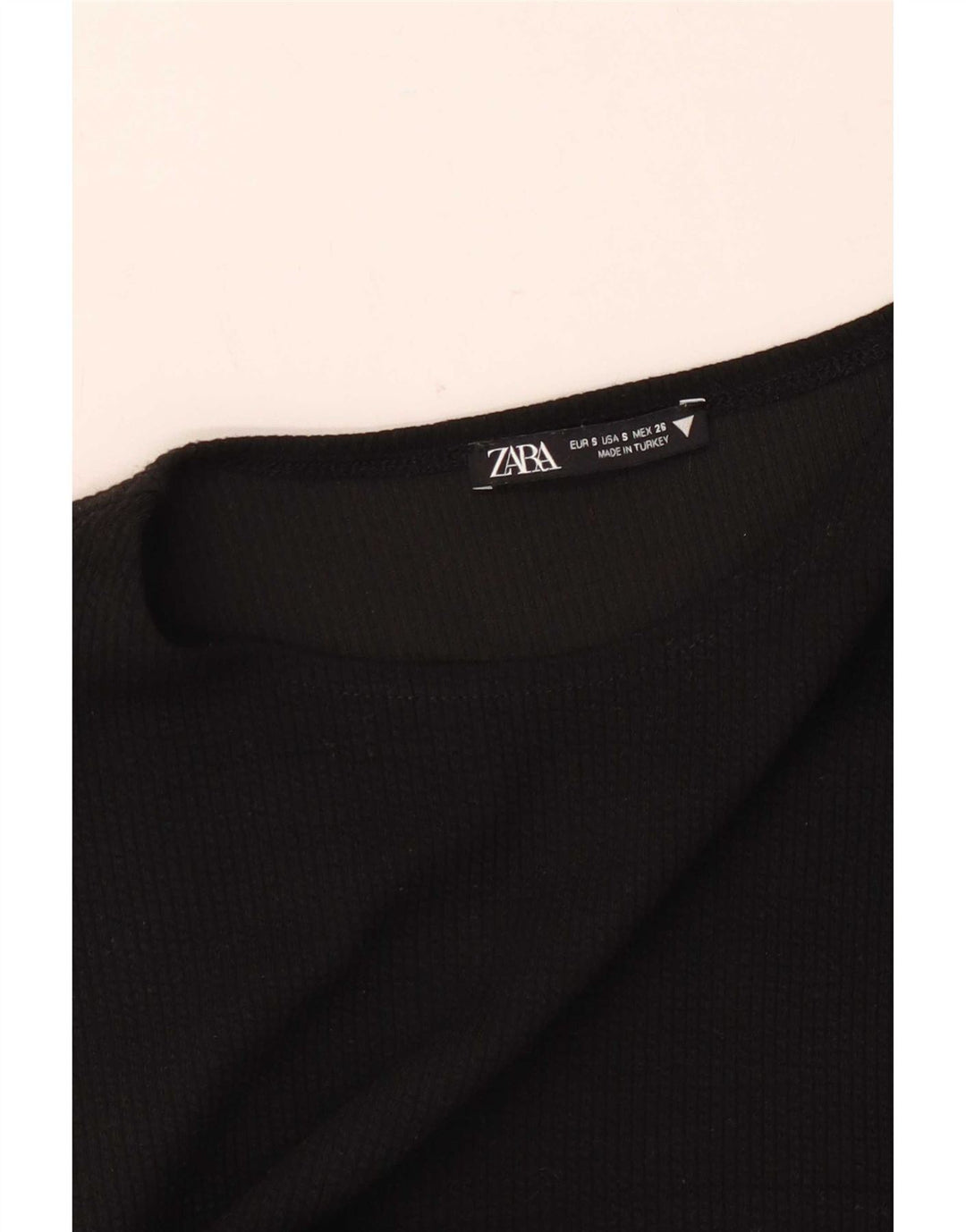 Damski krótki top Zara UK 8 Small Black
