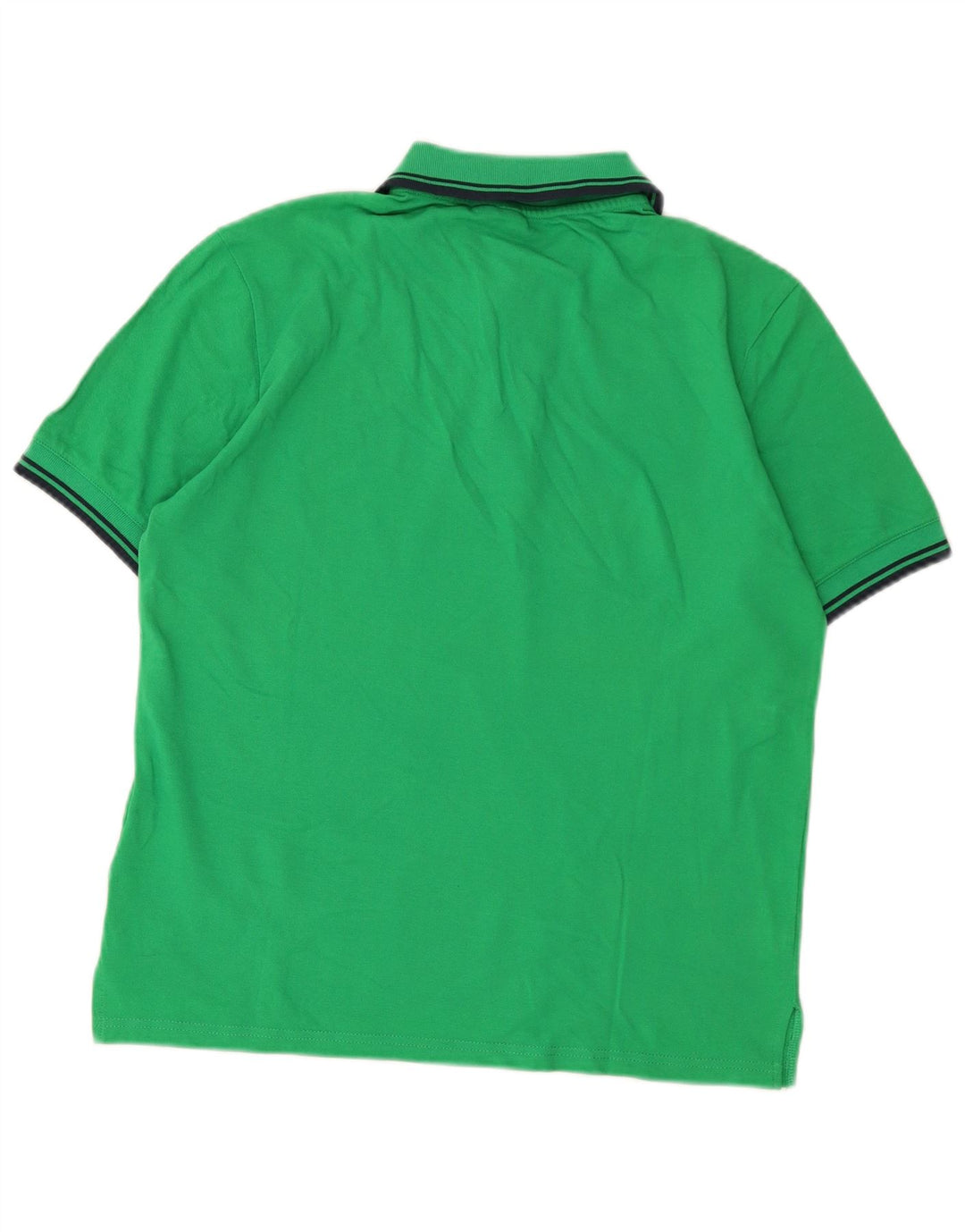 Męska koszulka polo UMBRO, duża, zielona, bawełniana w bloki kolorów
