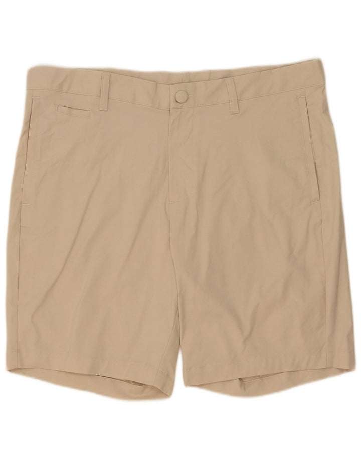 Adidas Męskie Spodenki Chino W34 Duże Beżowe Bawełniane