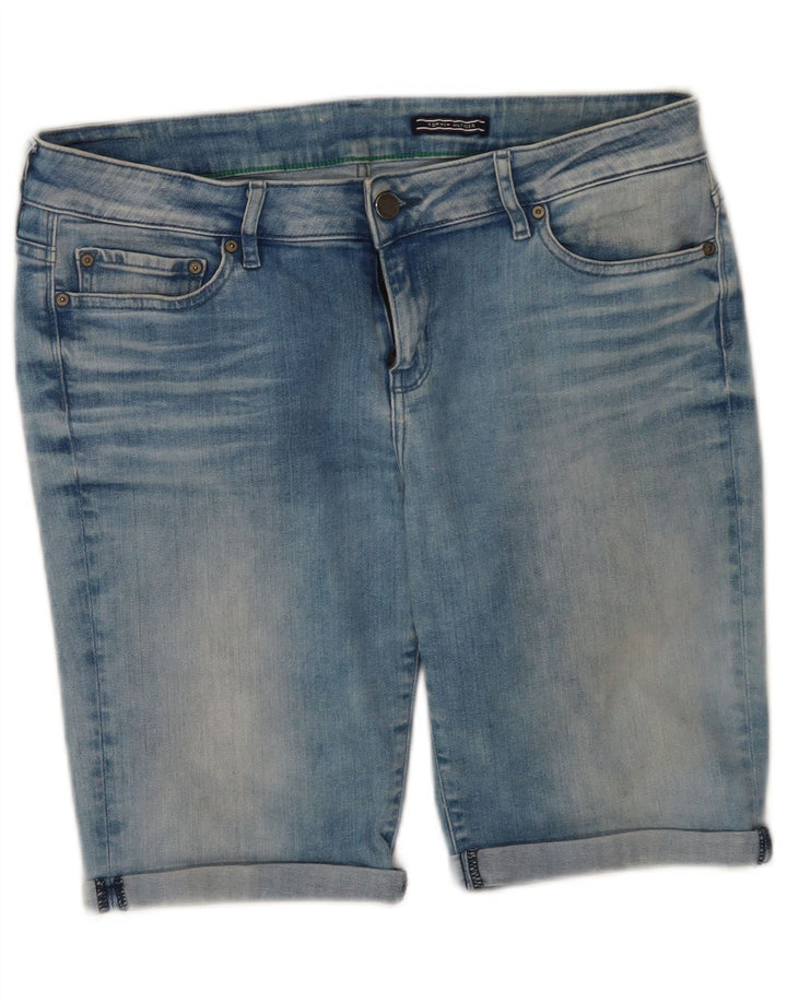 Damskie spodenki jeansowe Tommy Hilfiger W31 Średnioniebieskie bawełniane