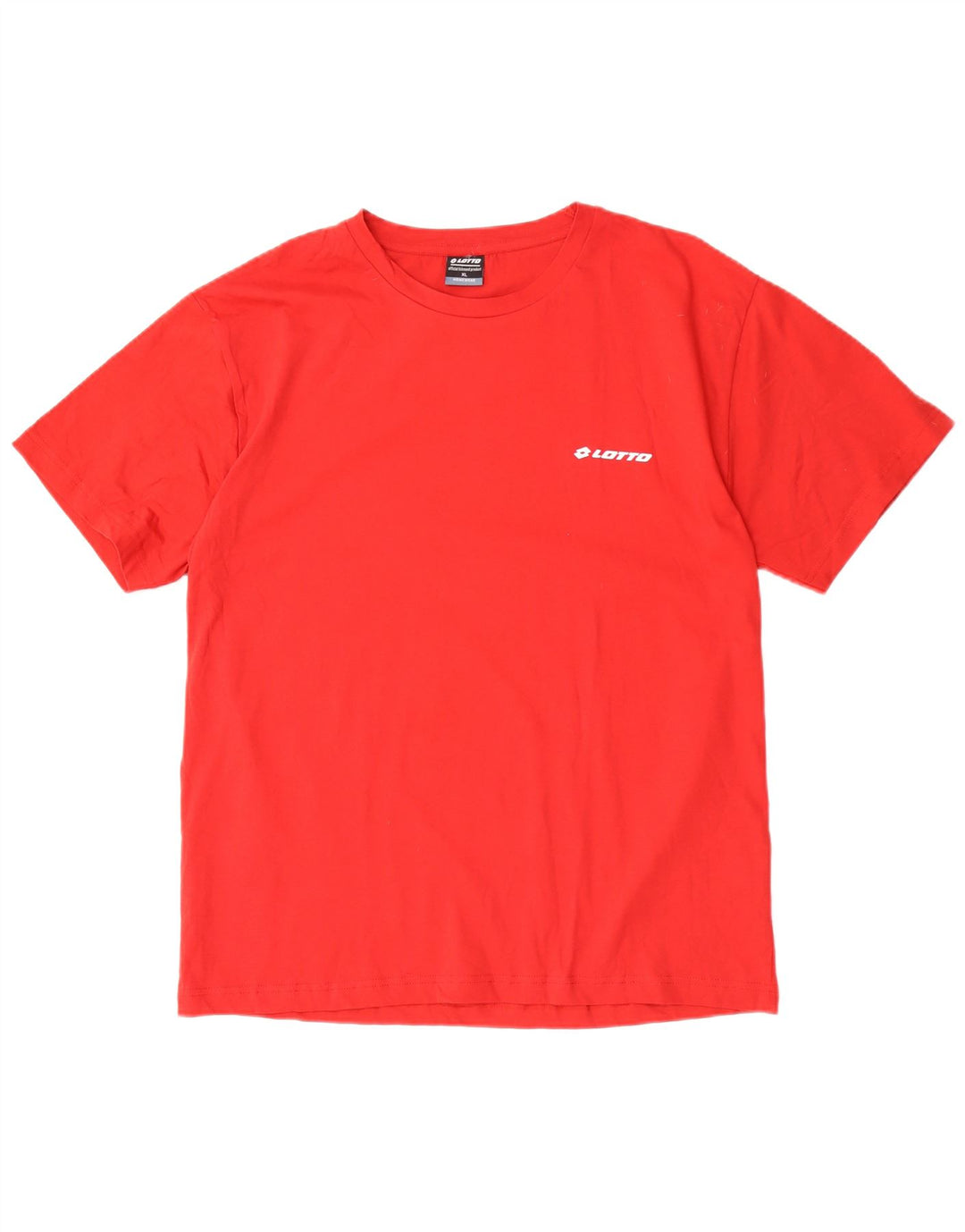 T-shirt męski Lotto Top XL, czerwony, bawełniany