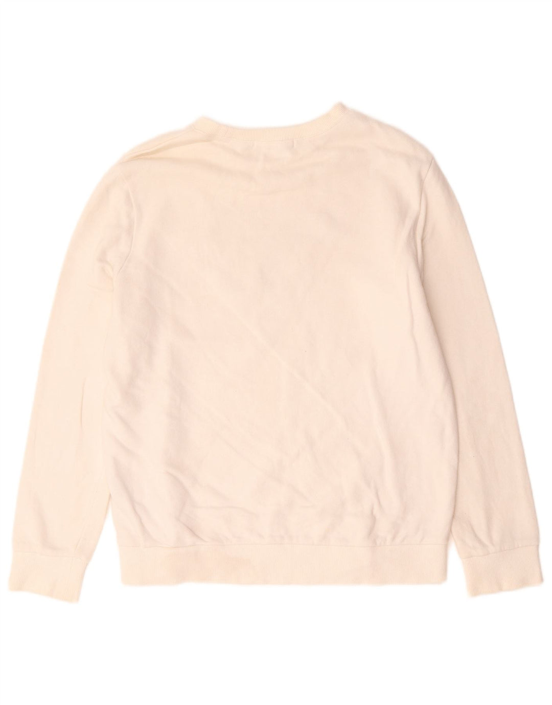 Damska bluza Guess z grafiką, UK 14, średnia, biała, bawełniana