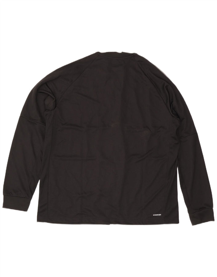 Adidas Męska kurtka dresowa Aeroready Top 2XL Czarny poliester