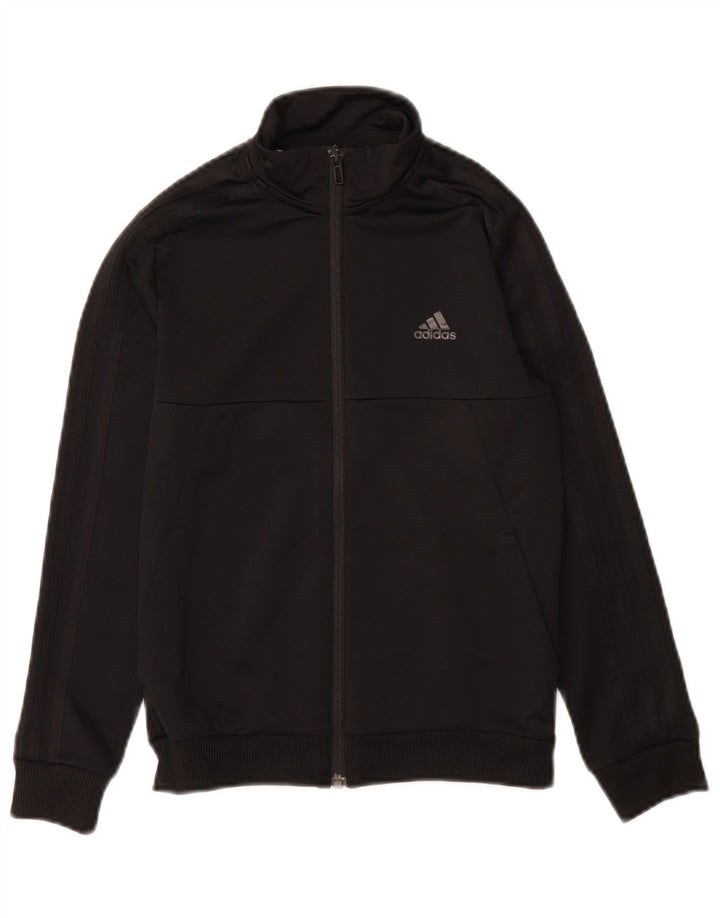 Adidas Chłopięca Kurtka Dresowa Climalite Climalite 9-10 Lat Czarny Poliester