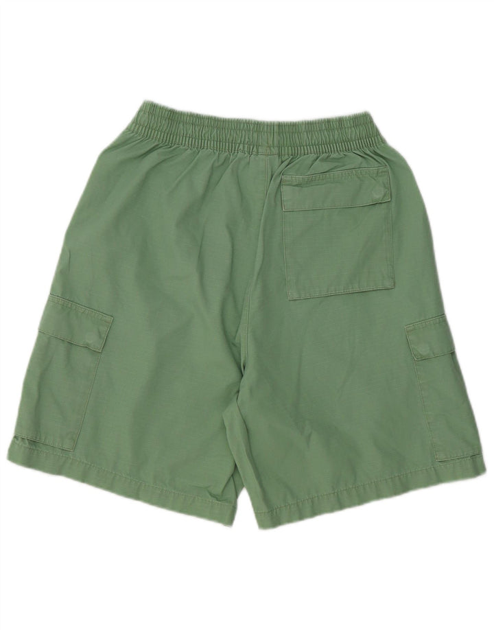 Męskie spodenki cargo Nike S27, zielone, bawełniane