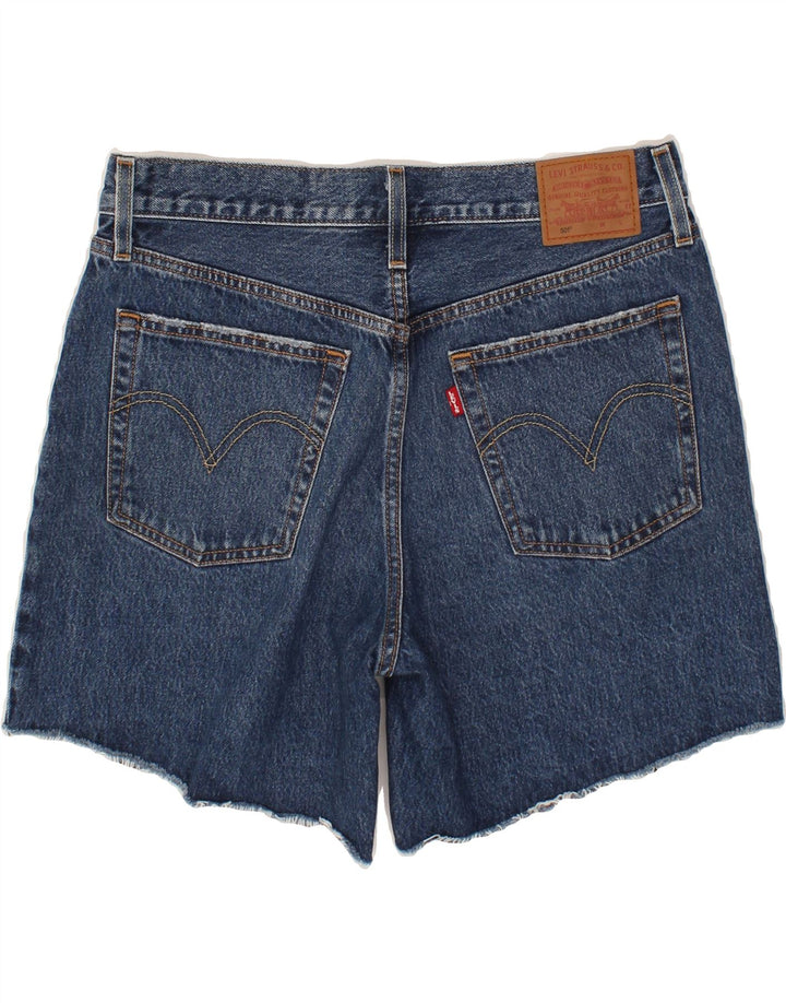 LEVI'S Womens 501 Denim Shorts W30 Medium Navy Blue Cotton Vintage Levi's and Second-Hand Levi's from Messina Hembry 