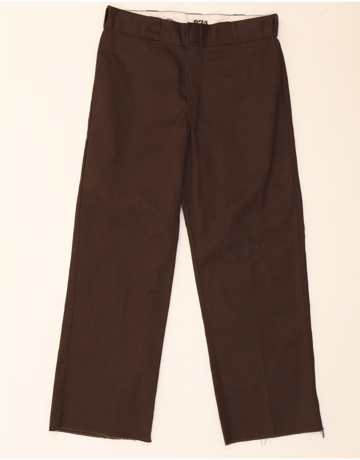 Spodnie męskie Dickies 874 o prostym kroju W30 L26 brązowe