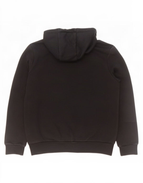 Męski sweter z kapturem Puma z grafiką, mały, czarny, bawełniany