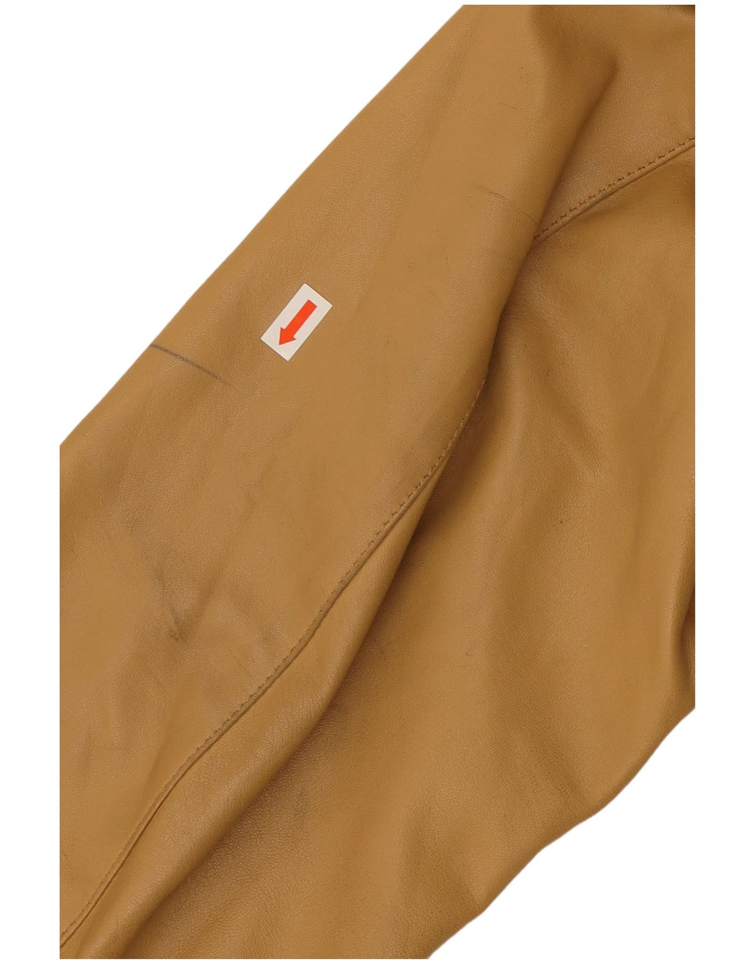 Kurtka skórzana damska VINTAGE IT 52 2XL Beżowa skóra