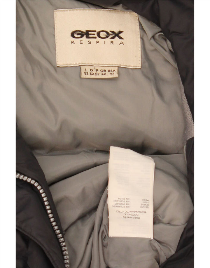 Męska ocieplana kurtka Geox UK 42 XL, czarny poliamid