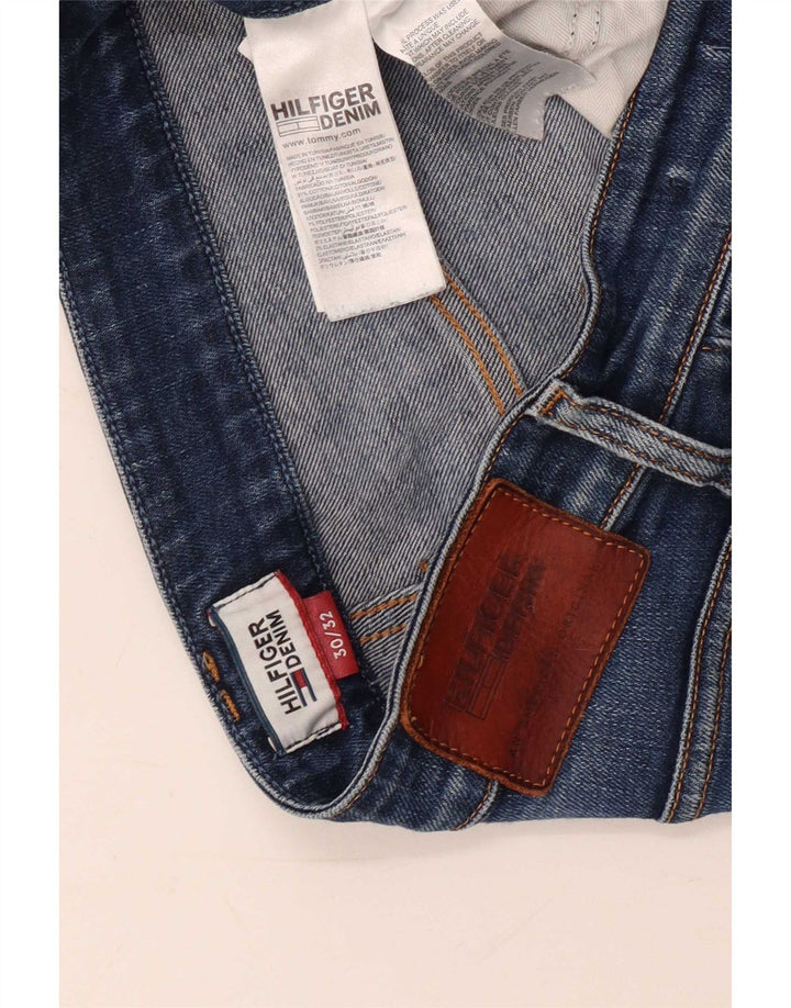 Damskie proste dżinsy Tommy Hilfiger W30 L28 Niebieskie bawełniane