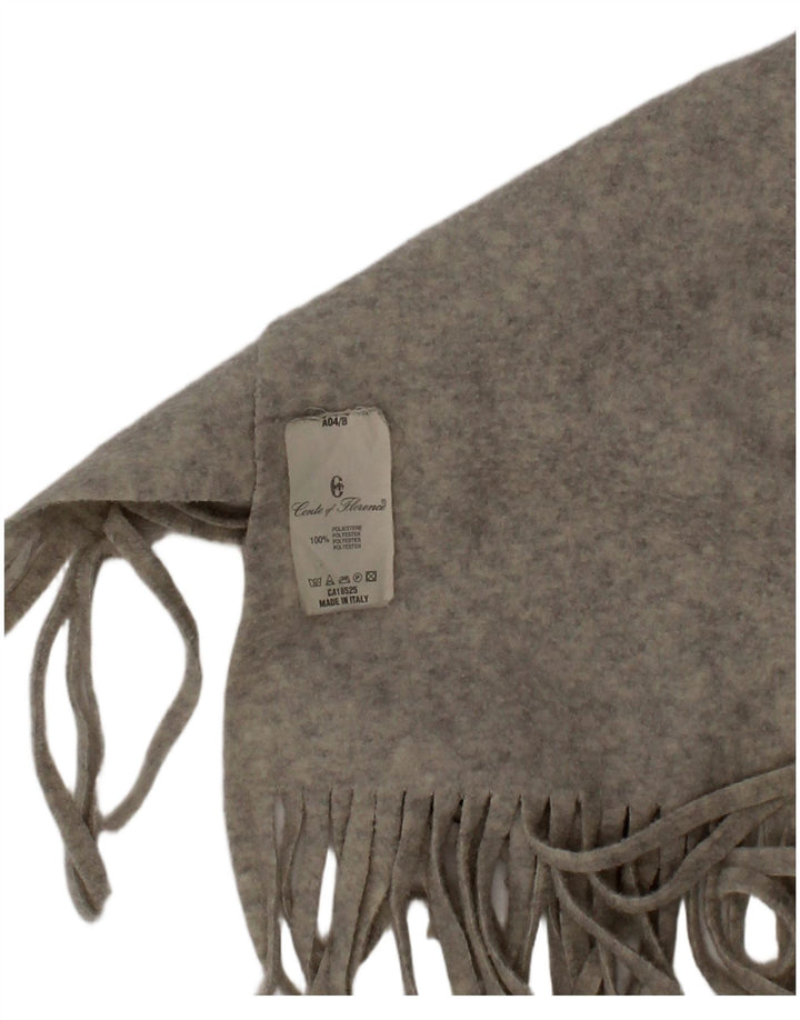 Conte of Florence Męski prostokątny szalik z polaru, jeden rozmiar, szary poliester
