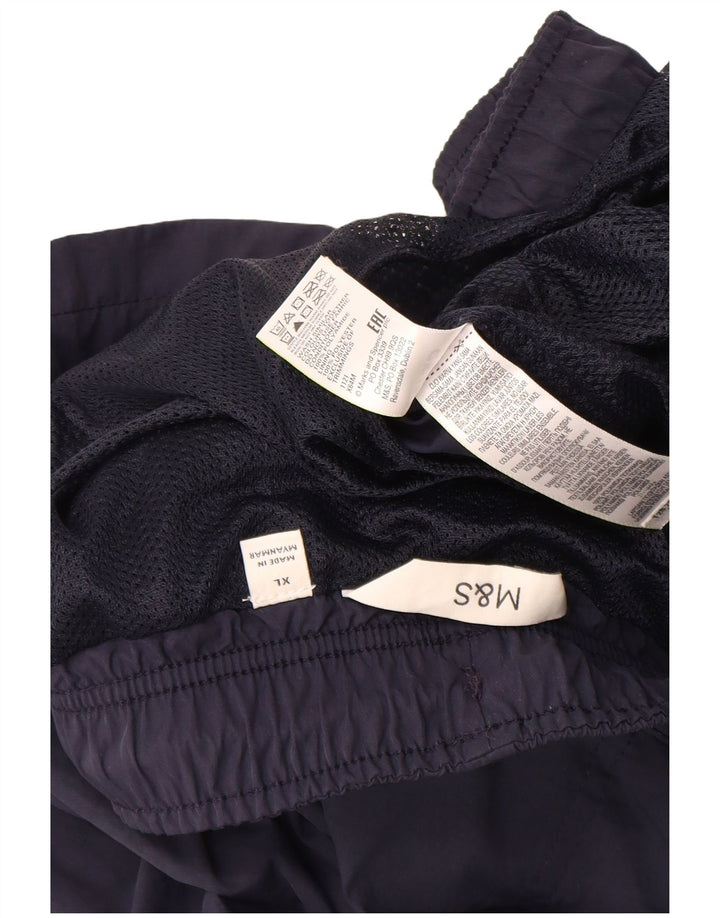 Męskie spodenki kąpielowe MARKS & SPENCER XL granatowe, poliamidowe
