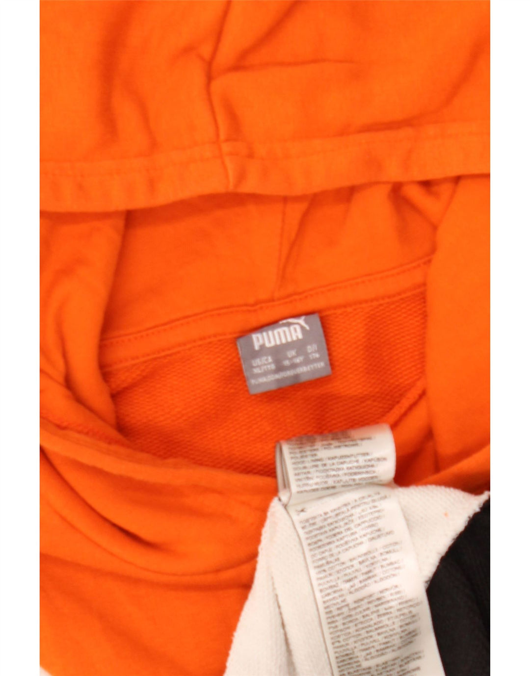 Chłopięcy sweter z kapturem Puma 15-16 lat, wielobarwna bawełna z blokami kolorów