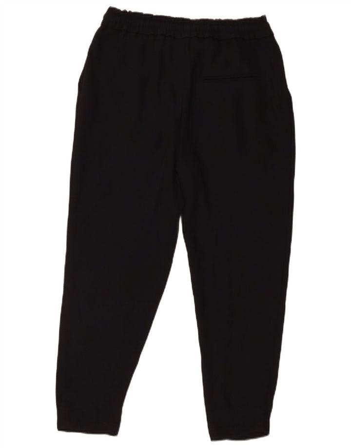 Damskie, przycięte spodnie Zara XS W24 L23 Czarny poliester