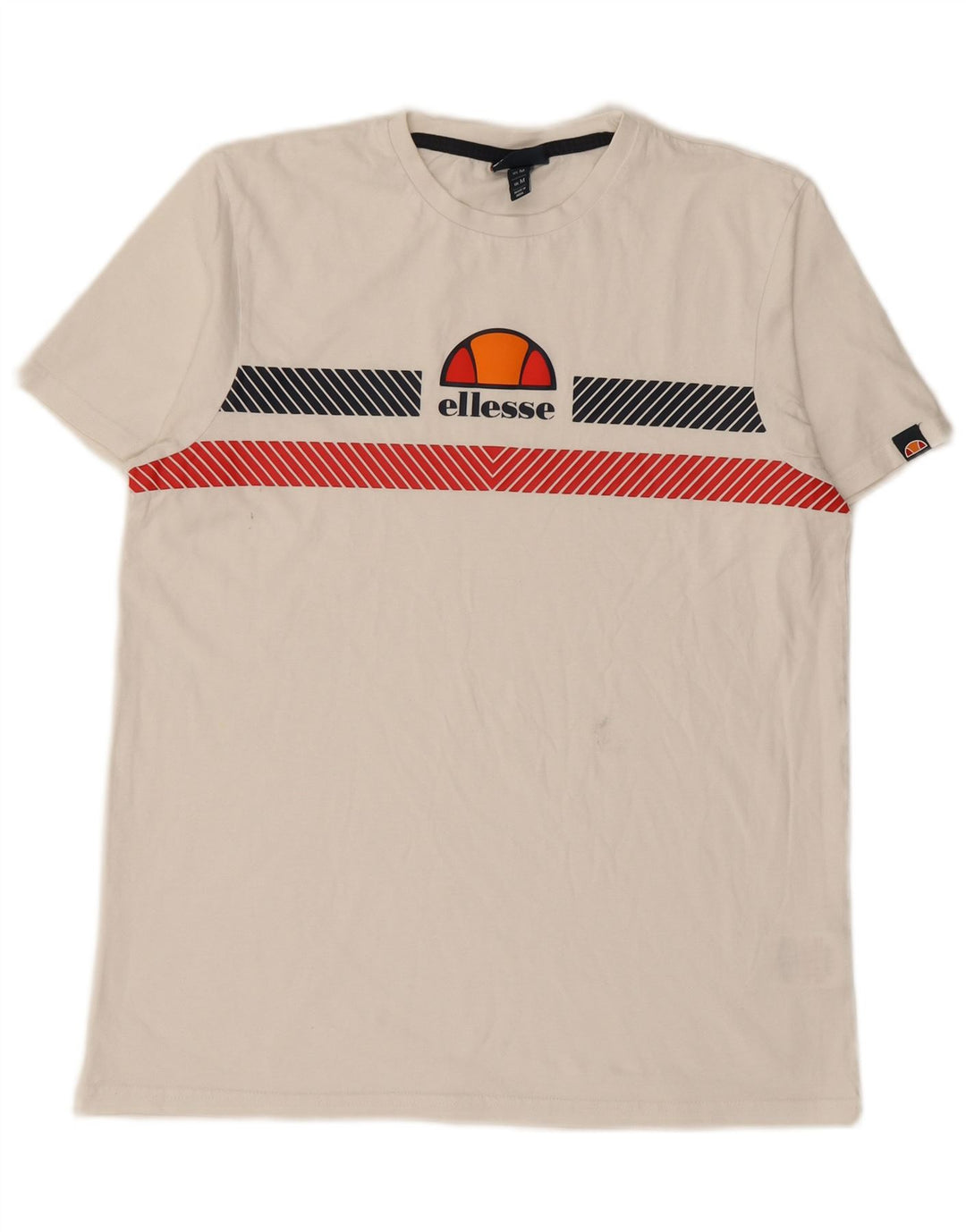 Męska koszulka z grafiką ELLESSE Top, średnia biała bawełna