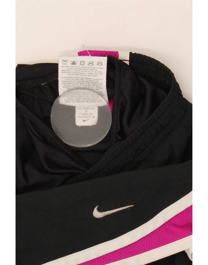 Damskie spodenki sportowe Nike UK 14, średni czarny, poliester z blokami kolorów