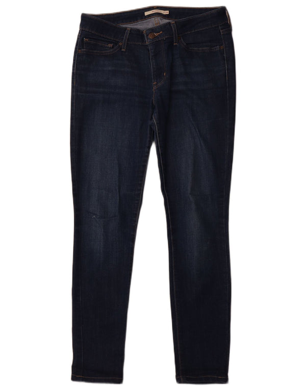 Damskie jeansy LEVI'S 711 Skinny W29 L29 Granatowa bawełna