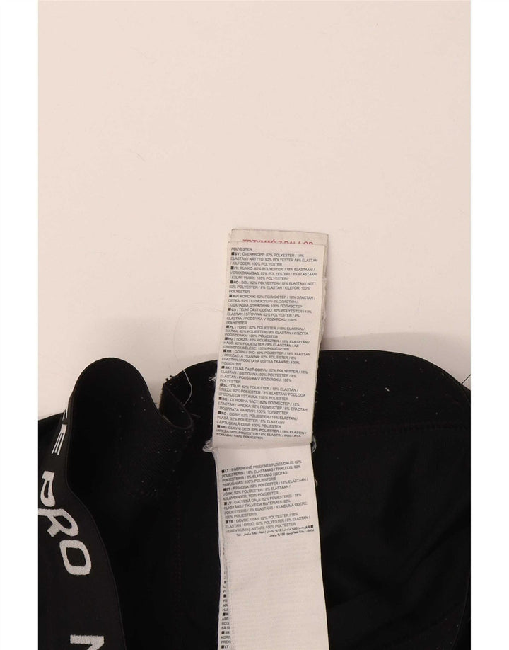 Damskie legginsy Nike Graphic UK 10, małe, czarne, poliestrowe