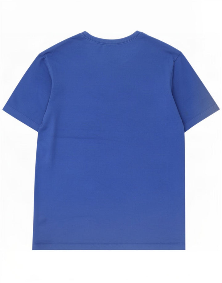 Męski T-shirt Nike Dri Fit Top, średni niebieski, bawełniany