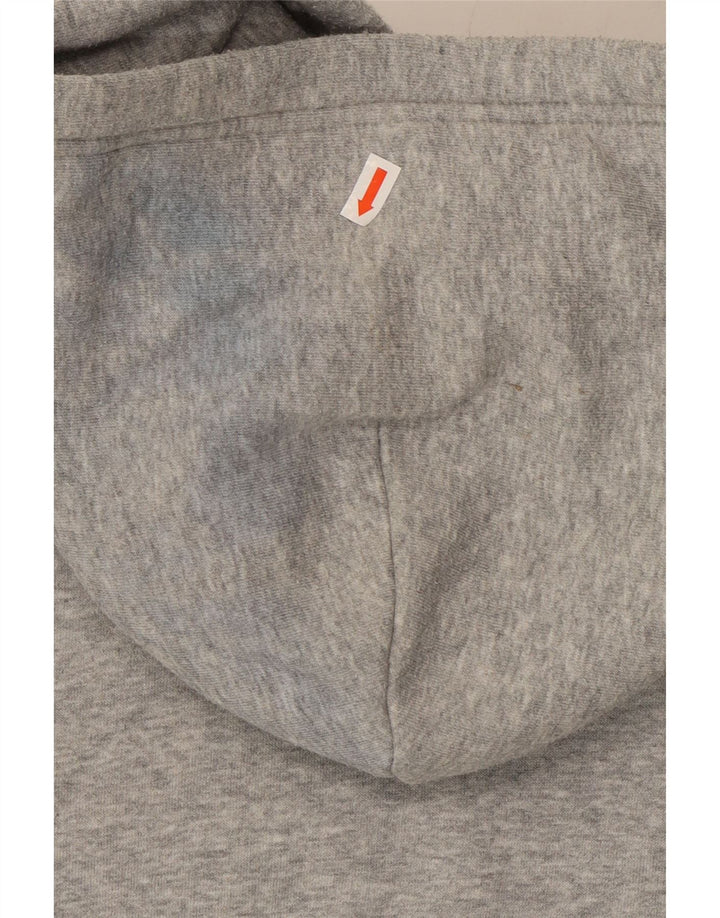 Męski sweter z kapturem i grafiką CHAMPION XL, szara, bawełniana w plamki