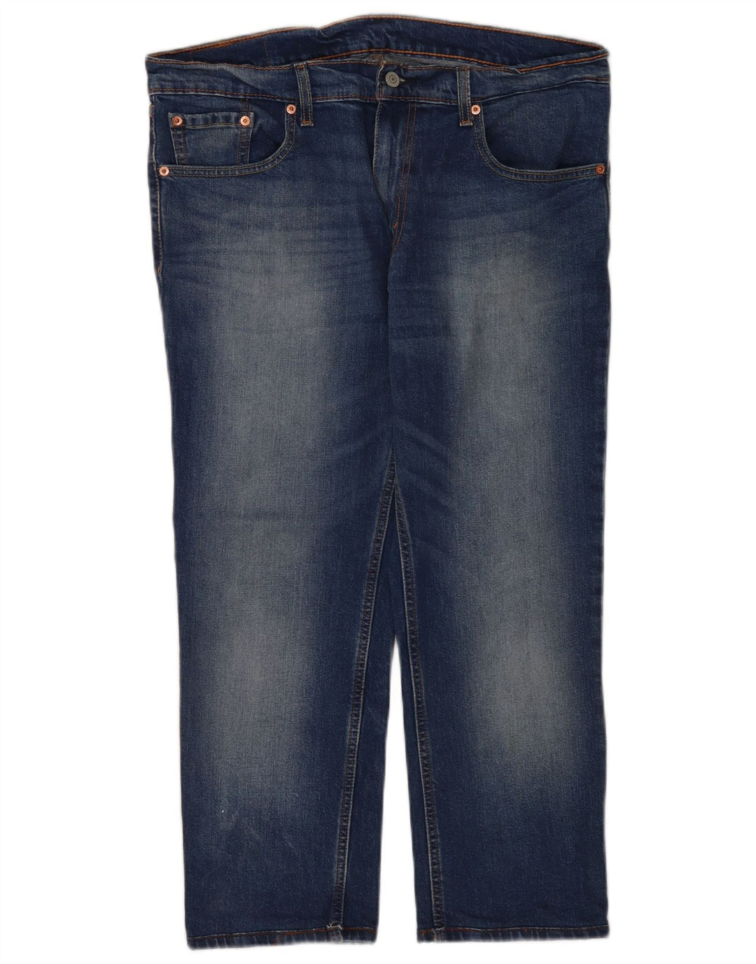 Męskie jeansy Levi's Croped W36 L24 Niebieskie bawełniane