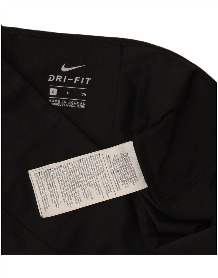Damskie legginsy Nike Dri Fit UK 10, mały, czarny, poliestrowy blok kolorów