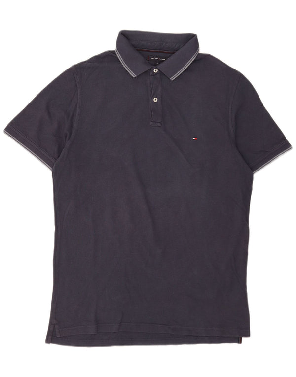 Męska koszulka polo Slim Fit Tommy Hilfiger XL, granatowa, bawełniana