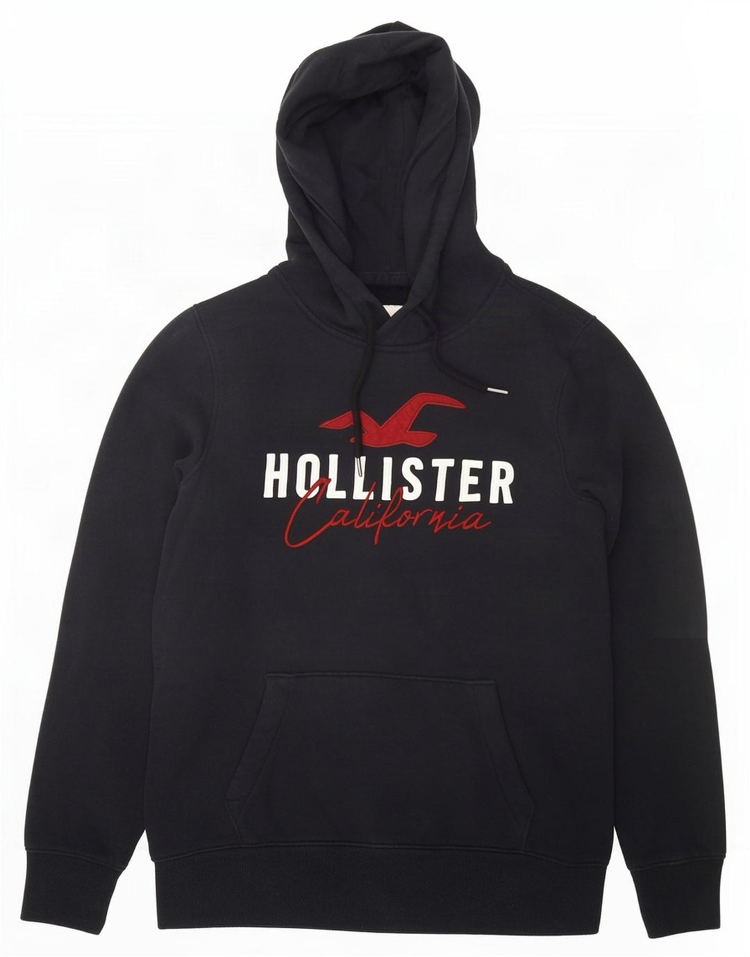 Męski sweter z kapturem Hollister, mały, czarny