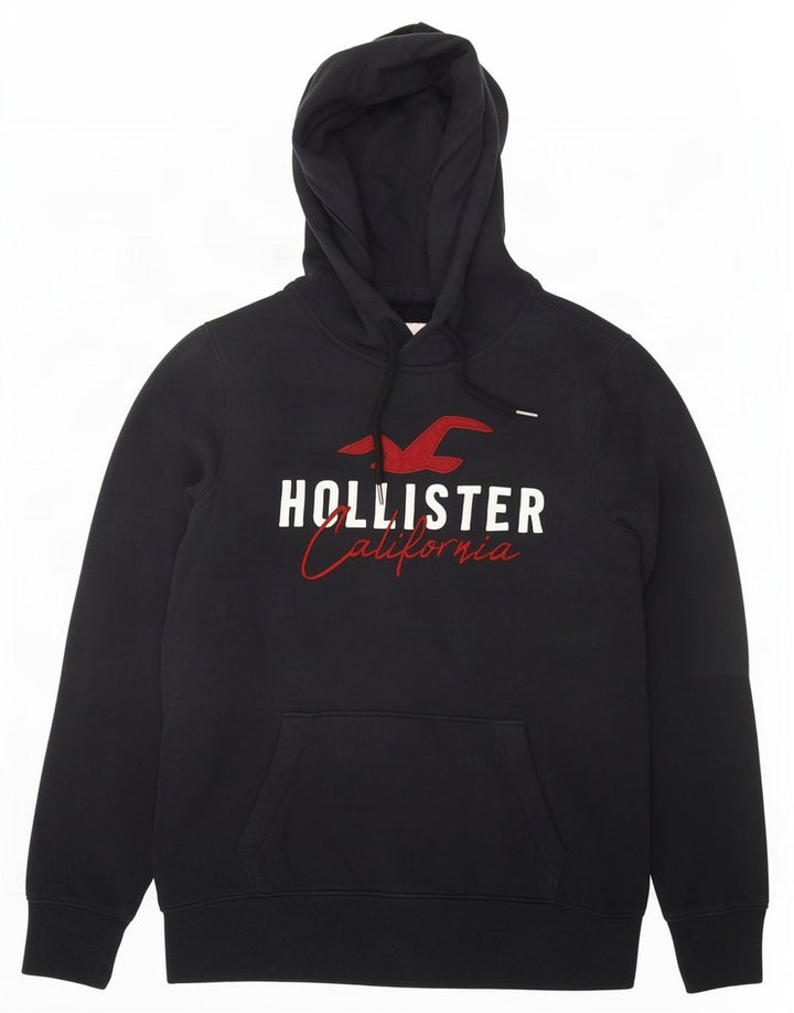 Męski sweter z kapturem Hollister, mały, czarny
