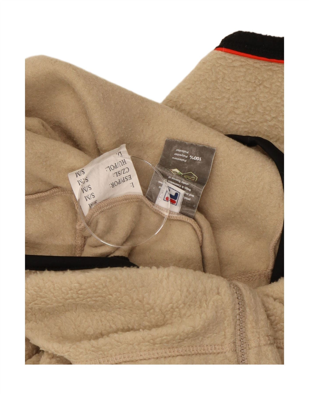 Męska kurtka polarowa Fila UK 36 Small Beżowy poliester