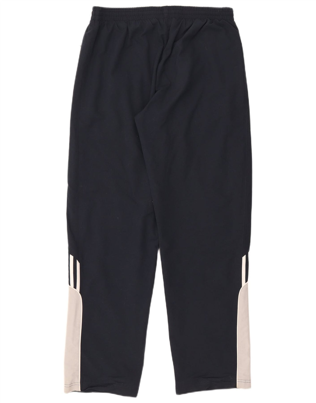 Męskie spodnie dresowe Adidas, duże, granatowe, z blokami kolorów, z poliestru