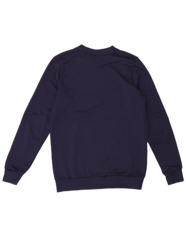 Bluza chłopięca Umbro z grafiką, 13-14 lat, XL, granatowa, poliester