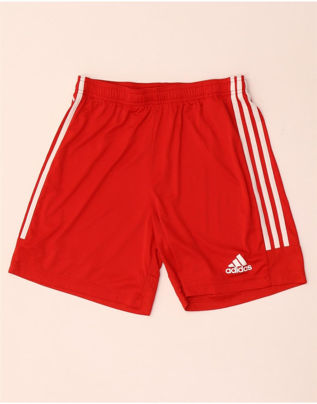 Męskie spodenki sportowe Adidas Aeroready, średni czerwony poliester