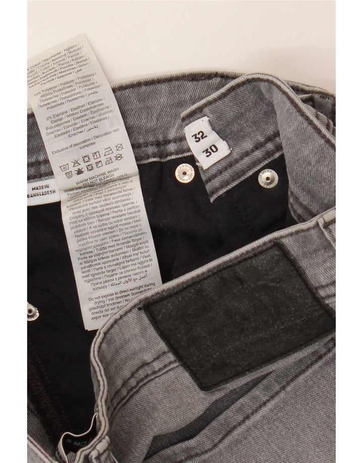 Męskie jeansy Jack & Jones GLENN Slim W32 L30 Szara bawełna