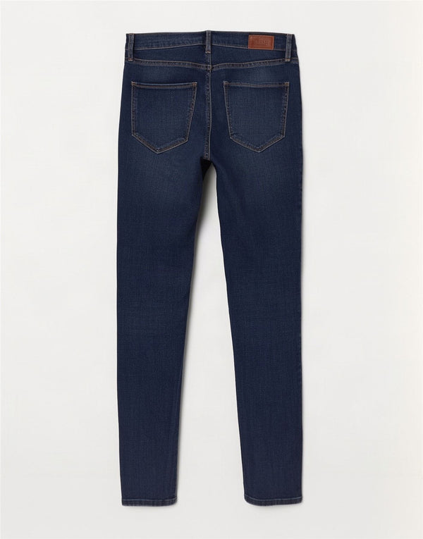 Damskie jeansy Hollister Super Skinny z wysokim stanem US 3 Small W26 L28 Niebieskie